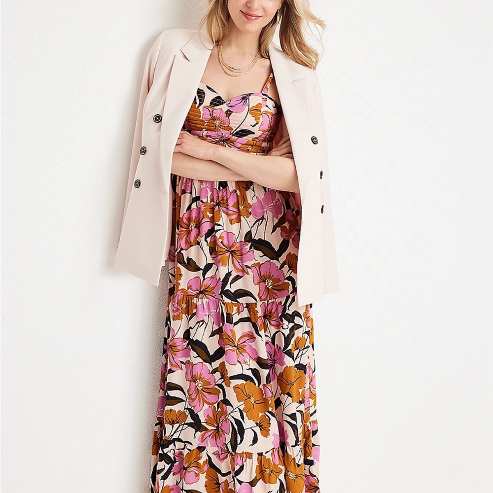 Maurices floral tiered maxi dress